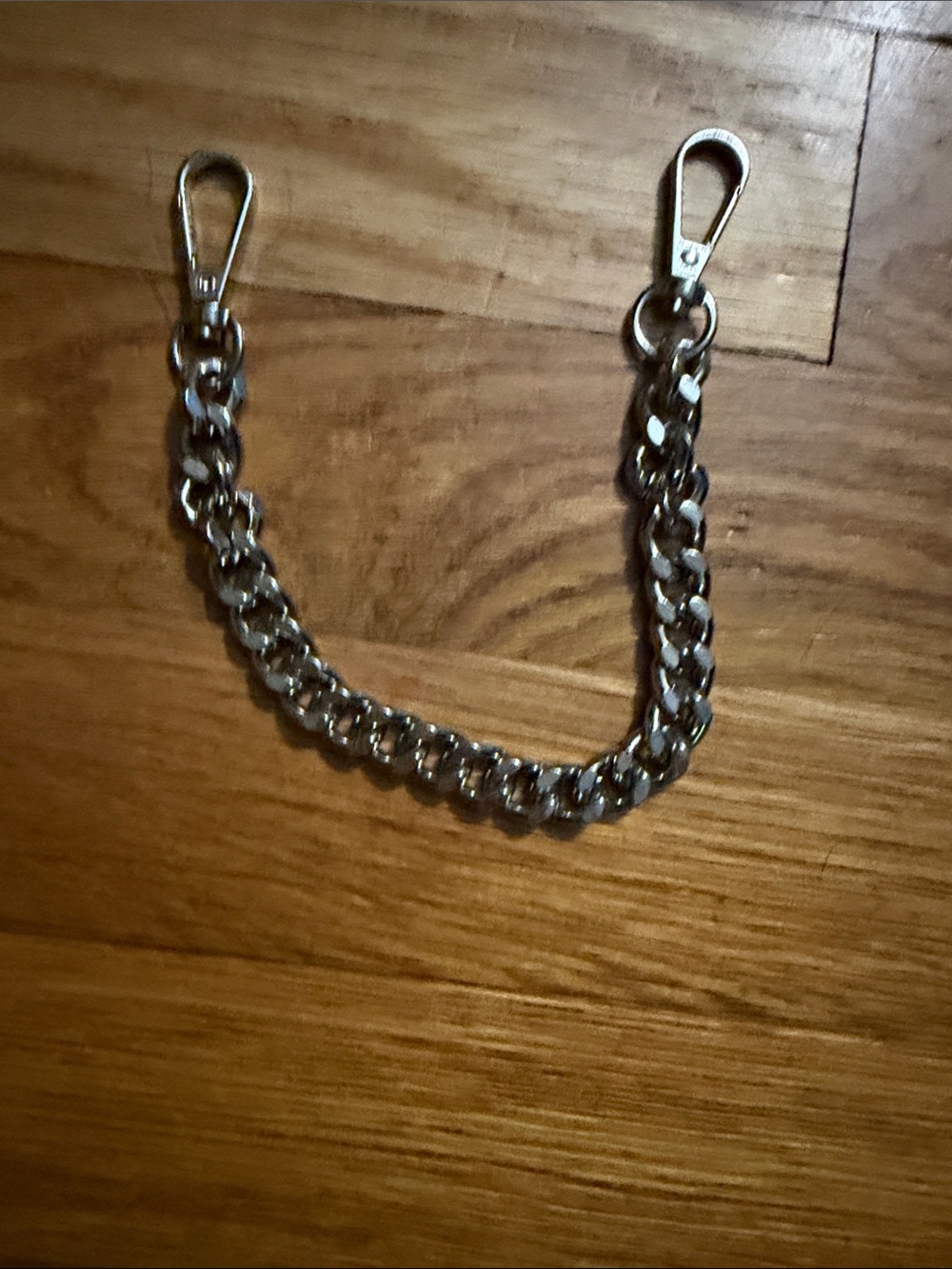 NWT Custom Black Leather & Chain Headpiece - Picture 9 of 12